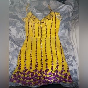 Summer Flower Button Up Dress
